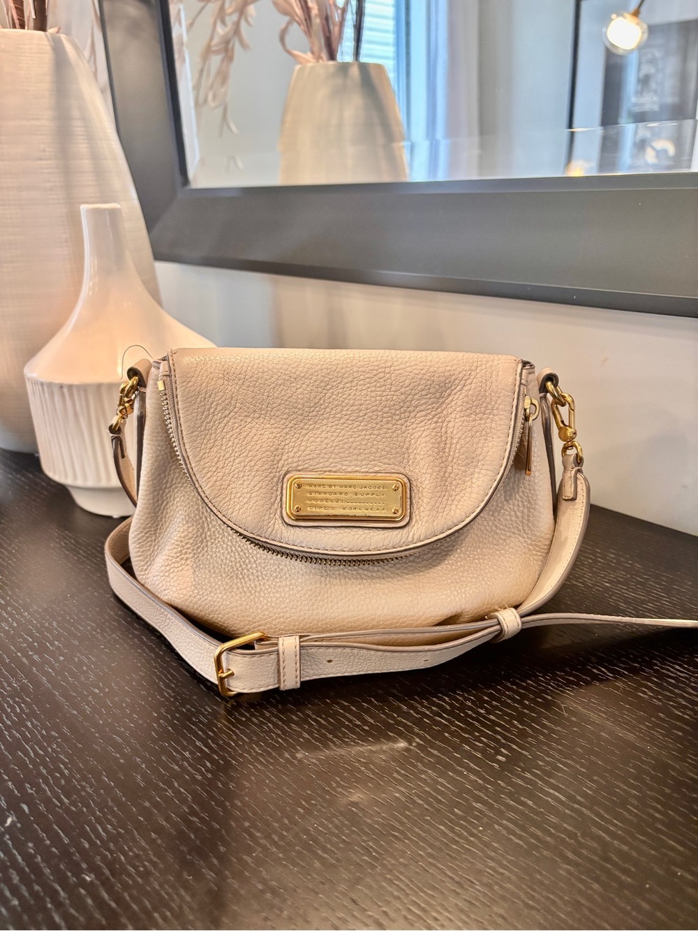 Marc by Marc Jacobs Natasha Messenger Bag (Mushroom/Taupe)